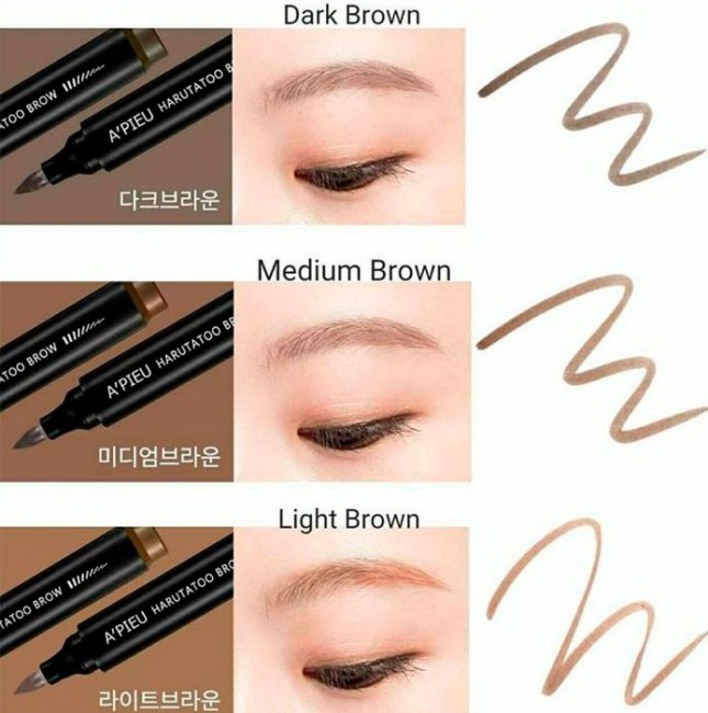 A'PIEU Harutatoo Brown Light Brown Карандаш для бровей, 4,6 г