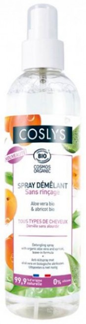 Coslys Кондиционер-спрей для лёгкого расчесывания волос с органическим алоэ и абрикосом, 200 мл Coslys Кондиционер-спрей для лёгкого расчесывания волос с органическим алоэ и абрикосом, 200 мл