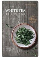 THE FACE SHOP Real Nature White Tea Face Mask Тканевая маска с экстрактом белого чая, 20 г
