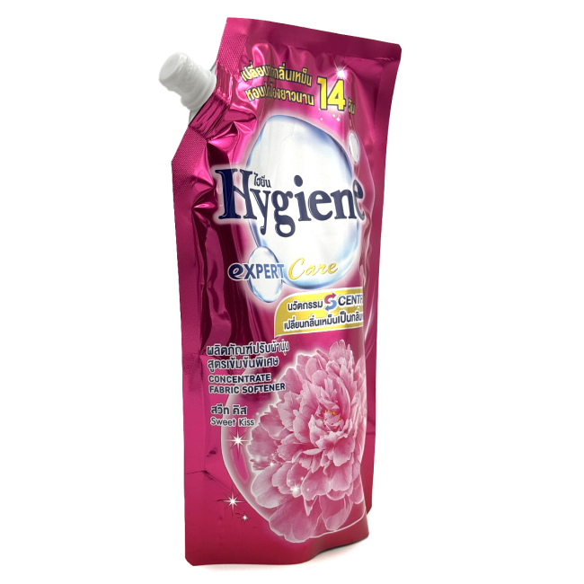 Hygiene Кондиционер концентрат для белья парфюмированный Сладкий поцелуй Softener Concentrate Sweet Kiss, 480 мл Hygiene Кондиционер концентрат для белья парфюмированный Сладкий поцелуй Softener Concentrate Sweet Kiss, 480 мл