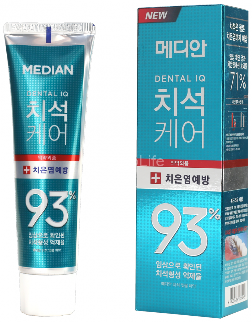 Median Зубная паста для ухода за дёснами с цеолитом Dental IQ 93% Prevent Gingivitis, 120 г