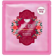Koelf Ruby & Bulgarian Rose Mask Pack Гидрогелевая маска для лица с рубиновой пудрой и болгарской розой, 30 г