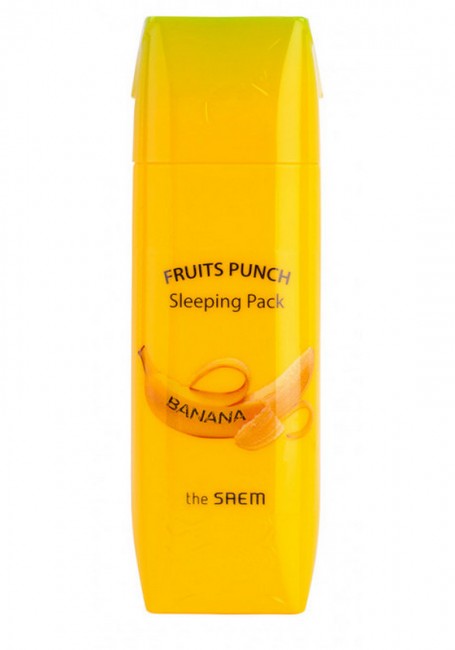 The Saem Fruits Punch Banana Sleeping Pack Маска ночная с экстрактом банана, 100 мл The Saem Fruits Punch Banana Sleeping Pack Маска ночная с экстрактом банана, 100 мл