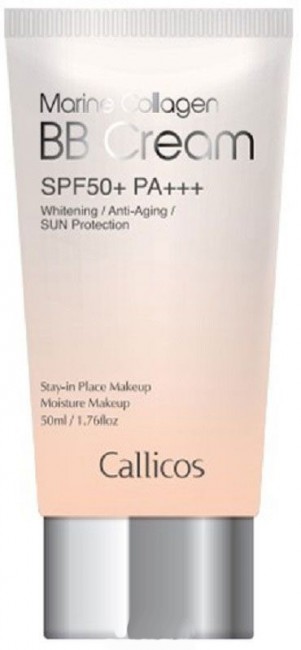 Callicos Marine Collagen BB Cream ВВ Крем осветляющий с морским коллагеном SPF50+ PA+++, 50 мл Callicos Marine Collagen BB Cream ВВ Крем осветляющий с морским коллагеном SPF50+ PA+++, 50 мл