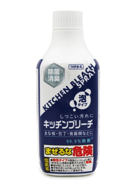 Rocket Soap Хлорный отбеливатель для кухни пенящийся сменная упаковка Kitchen Bleach Foam Type, 400 мл