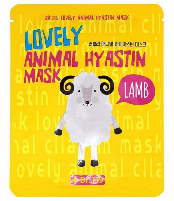 Baviphat Dr.119 Lovely Anymal Hyastin Mask Маска для лица увлажняющая, 25 мл Baviphat Dr.119 Lovely Anymal Hyastin Mask Маска для лица увлажняющая, 25 мл