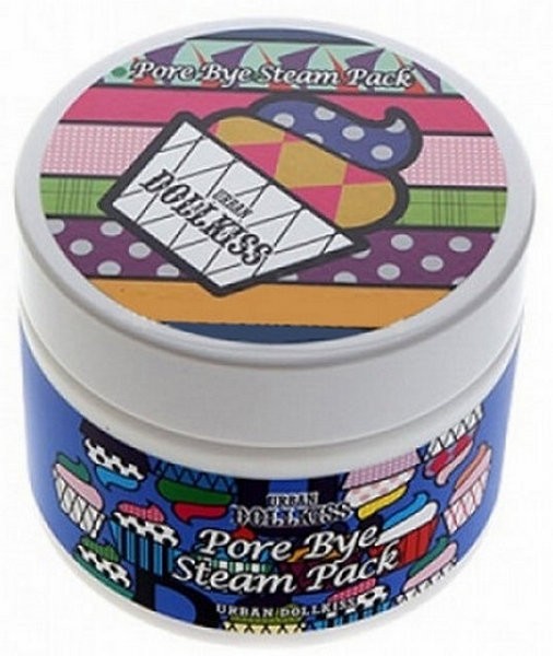 Baviphat Urban Dollkiss Pore Bye Steam Pack Маска очищающая с древесным углем, 100 мл