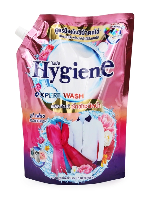 Hygiene Гель-концентрат для стирки парфюмированный Свежий букет Expert Wash Bouquet Fresh, 1300 мл Hygiene Гель-концентрат для стирки парфюмированный Свежий букет Expert Wash Bouquet Fresh, 1300 мл