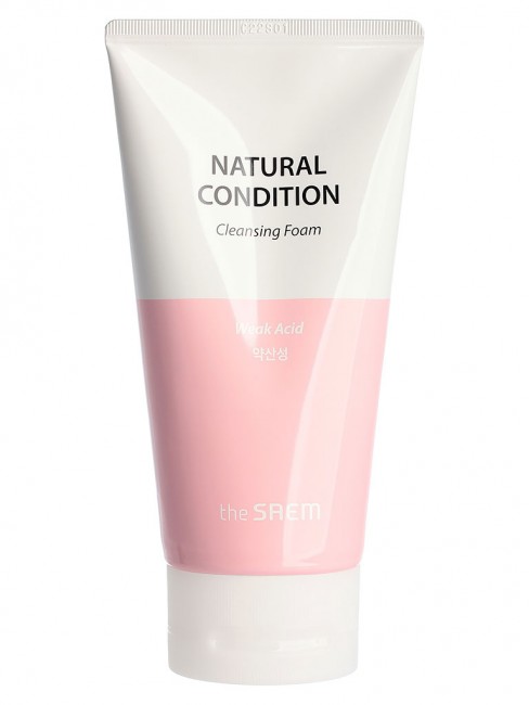 The Saem Пенка для умывания очищающая Natural Condition Cleansing Foam Weak Acid, 150 мл