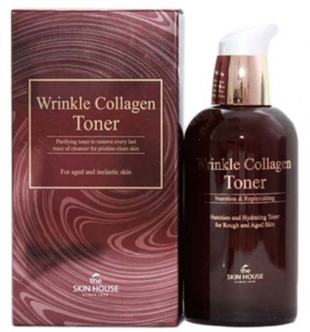 The Skin House Wrinkle Collagen Toner Антивозрастной тонер с коллагеном, 130 мл