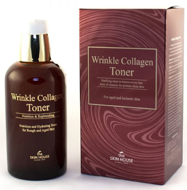 The Skin House Wrinkle Collagen Toner Антивозрастной тонер с коллагеном, 130 мл