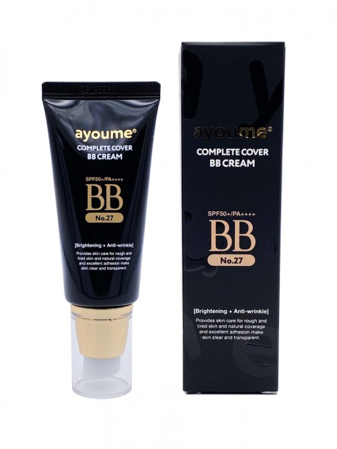 Ayoume ББ крем Complete Cover BB Cream SPF50+/PA++++ №27 Espresso Beige, 50 мл Ayoume ББ крем Complete Cover BB Cream SPF50+/PA++++ №27 Espresso Beige, 50 мл