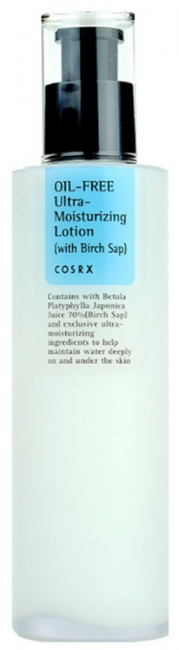 COSRX Oil-Free Ultra Moisturizing Lotion With Birch Sap Ультра-увлажняющий лосьон с березовым соком, 100 мл COSRX Oil-Free Ultra Moisturizing Lotion With Birch Sap Ультра-увлажняющий лосьон с березовым соком, 100 мл