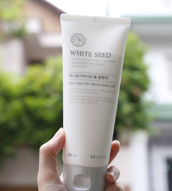 THE FACE SHOP White Seed Exfoliating Foam Cleanser Отбеливающая пенка для умывания, 150 мл THE FACE SHOP White Seed Exfoliating Foam Cleanser Отбеливающая пенка для умывания, 150 мл