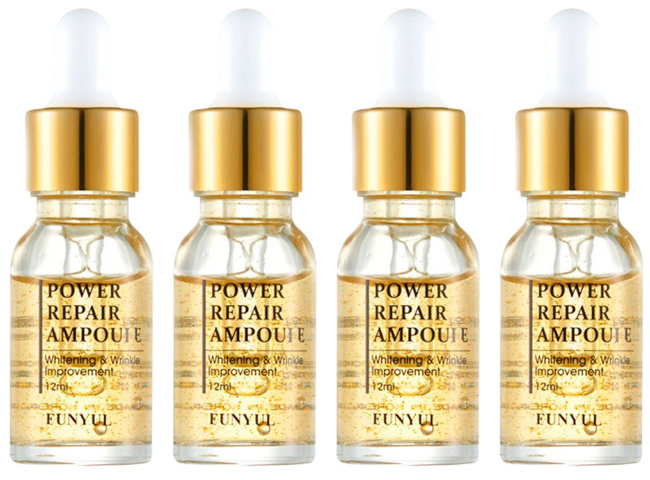EUNYUL Power Repair Ampoule 4p set Сыворотка ампульная восстанавливающая с золотом, 12 мл*4 EUNYUL Power Repair Ampoule 4p set Сыворотка ампульная восстанавливающая с золотом, 12 мл*4
