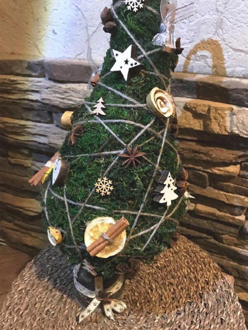 Ёлка ручной работы "Гномик" Ёлка ручной работы "Гномик"