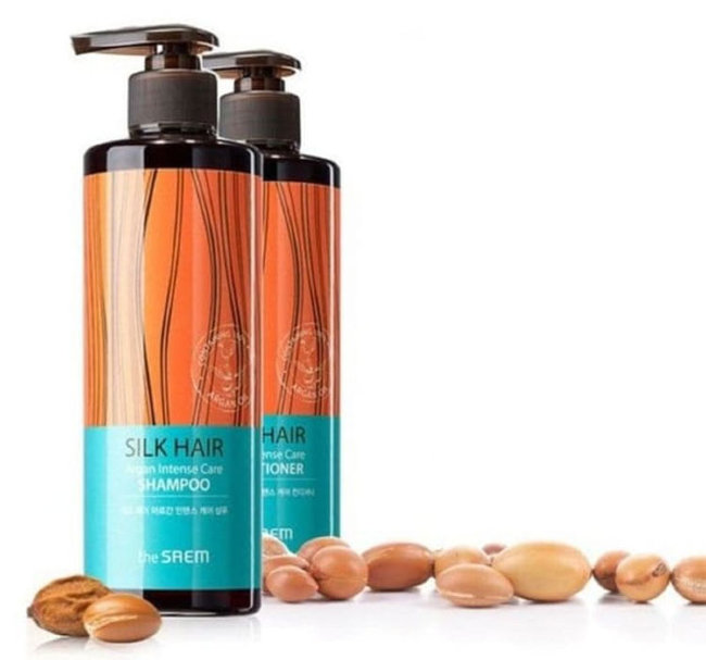 The Saem Silk Hair Argan Intense Care Shampoo Шампунь для волос с маслом арганы, 380 мл The Saem Silk Hair Argan Intense Care Shampoo Шампунь для волос с маслом арганы, 380 мл