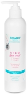 Domix Крем для ног от трещин и ссадин с витаминами F,E,D-пантенолом и наносеребром, 250 мл