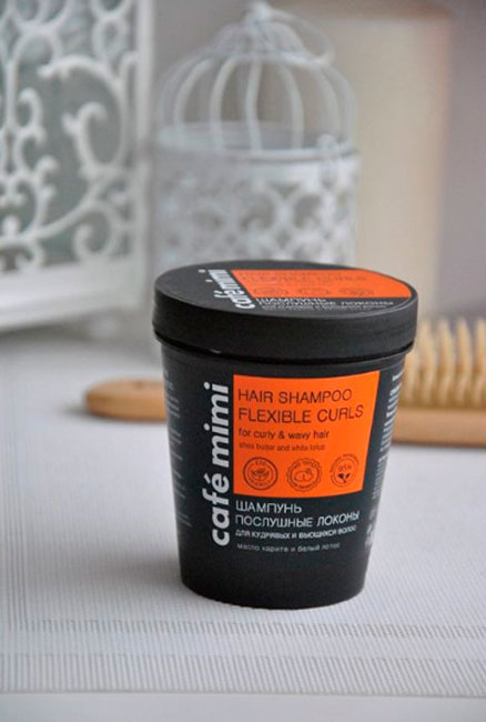 Кафе красоты Le Cafe Mimi Шампунь Послушные локоны для кудрявых вьющихся волос, 220 мл