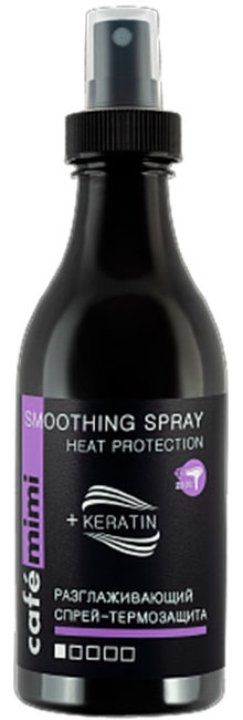 Кафе красоты Le Cafe Mimi Спрей-термозащита разглаживающий для волос, 250 мл Кафе красоты Le Cafe Mimi Спрей-термозащита разглаживающий для волос, 250 мл