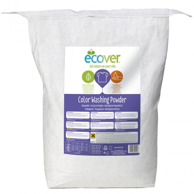 Ecover Экологический стиральный порошок-концентрат для цветного белья, 7,5 кг