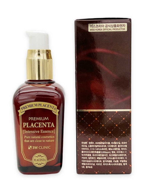 3W Clinic Эссенция для лица омолаживающая с экстрактом плаценты Premium Placenta Intensive Essence , 50 мл 3W Clinic Эссенция для лица омолаживающая с экстрактом плаценты Premium Placenta Intensive Essence , 50 мл