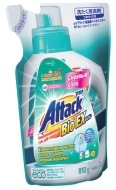 Kao Attack BioEX Концентрированный универсальный гель для стирки (сменный блок), 810 мл Kao Attack BioEX Концентрированный универсальный гель для стирки (сменный блок), 810 мл