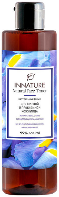 Innature Тоник для жирной и проблемной кожи лица, 250 мл