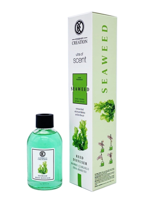 Kreasyon Аромадиффузор с палочками Морские Водоросли Reed Diffuser Seaweed, 115 мл Kreasyon Аромадиффузор с палочками Морские Водоросли Reed Diffuser Seaweed, 115 мл