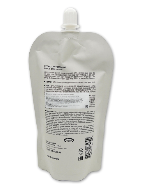 La'dor Увлажняющая маска для сухих и поврежденных волос Hydro LPP Treatment, 500 мл