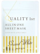 Quality First Grand White Выравнивающая цвет кожи лица маска Гранд, 7 шт
