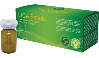 Lica Estetic "Экстра Детокс" Натуральная антиоксидантная сыворотка для защиты кожи лица от вредных факторов и УФ-лучей, 10*2 мл.