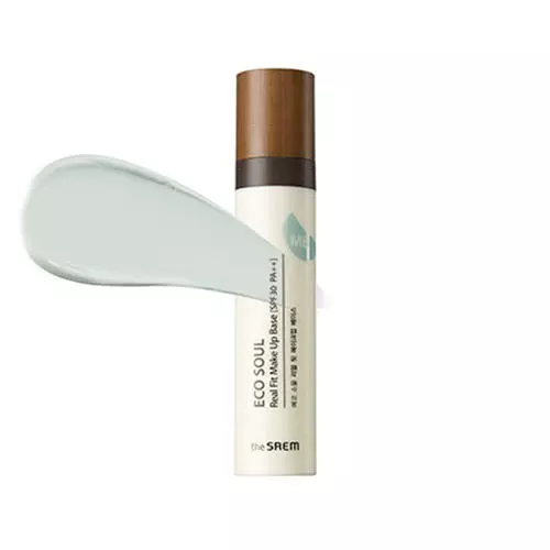 The Saem База под макияж Eco Soul Real Fit Make Up Base 01 Green, 40 мл The Saem База под макияж Eco Soul Real Fit Make Up Base 01 Green, 40 мл
