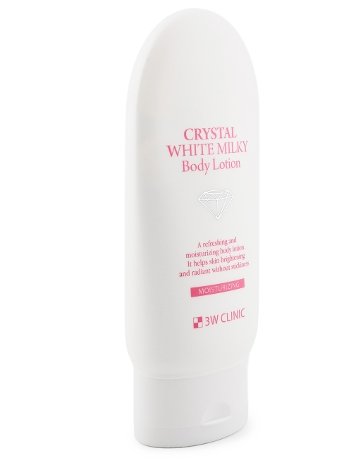 3W Clinic Лосьон для тела с молочными протеинами Crystal White Milky Body Lotion Crystal White Milky Cream, 150 г 3W Clinic Лосьон для тела с молочными протеинами Crystal White Milky Body Lotion Crystal White Milky Cream, 150 г