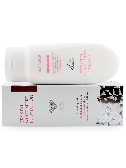 3W Clinic Лосьон для тела с молочными протеинами Crystal White Milky Body Lotion Crystal White Milky Cream, 150 г 3W Clinic Лосьон для тела с молочными протеинами Crystal White Milky Body Lotion Crystal White Milky Cream, 150 г