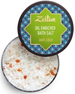 Zeitun Противопростудная морская соль с маслами ели, пихты, лимона, 250 мл