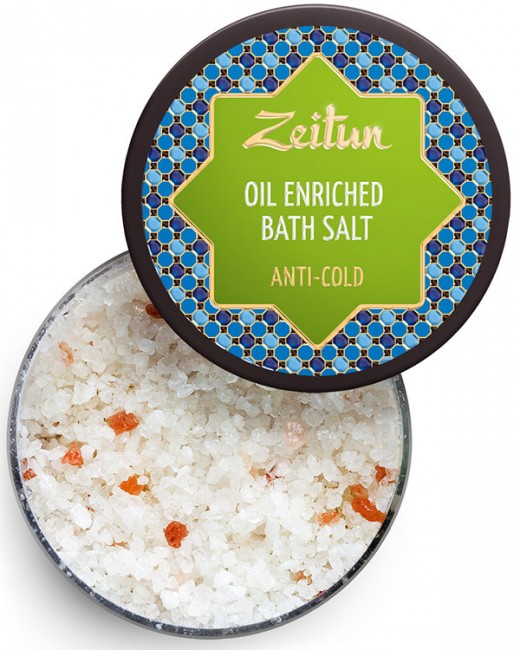 Zeitun Противопростудная морская соль с маслами ели, пихты, лимона, 250 мл Zeitun Противопростудная морская соль с маслами ели, пихты, лимона, 250 мл