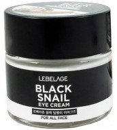 Lebelage Black Snail Eye Cream Крем для области вокруг глаз с муцином чёрной улитки, 70 мл