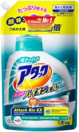 Kao Attack BioEX Концентрированный универсальный гель для стирки (сменный блок), 1,8 л Kao Attack BioEX Концентрированный универсальный гель для стирки (сменный блок), 1,8 л