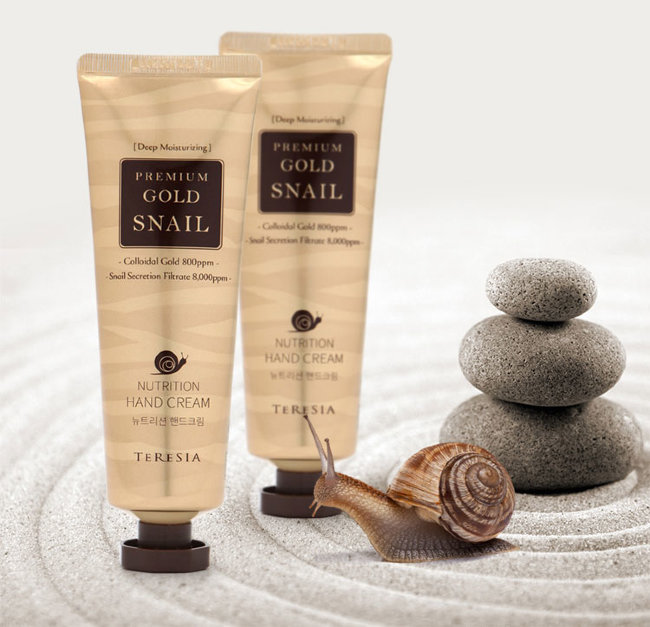 Teresia Premium Gold Snail Hand Cream Set Набор Набор премиум кремов для рук с золотом и муцином улитки, 4*80 мл