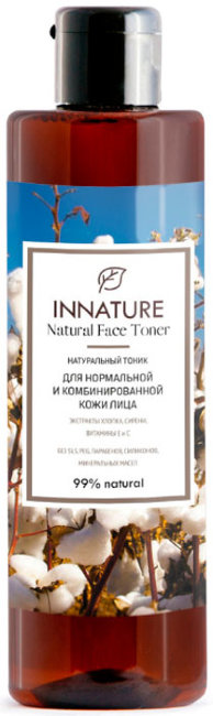 Innature Тоник для нормальной и комбинированной кожи, 250 мл Innature Тоник для нормальной и комбинированной кожи, 250 мл