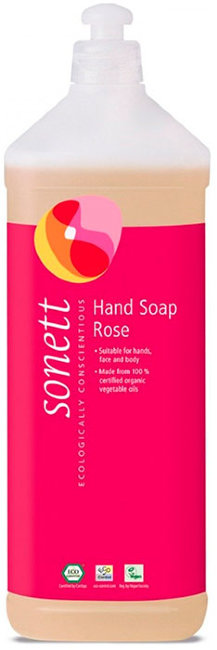 Sonett Мыло жидкое Роза, 1 л Sonett Мыло жидкое Роза, 1 л