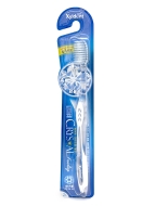Mukunghwa Зубная щётка со сверхтонкой щетиной разной длины с анионами средняя жесткость Xyldent White Crystal White, 1шт Mukunghwa Зубная щётка со сверхтонкой щетиной разной длины с анионами средняя жесткость Xyldent White Crystal White, 1шт