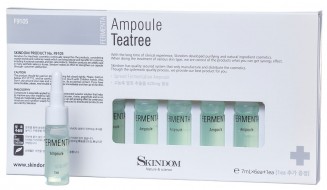 Skindom Концентрат для проблемной кожи лица с ферментами чайного дерева Fermenta Ampoules Tee Tree, 7*7 мл