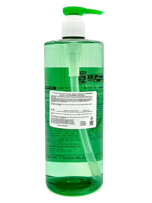 Lion Средство для мытья посуды, овощей и фруктов Зеленый чай Charmgreen Green Tea, 580 мл