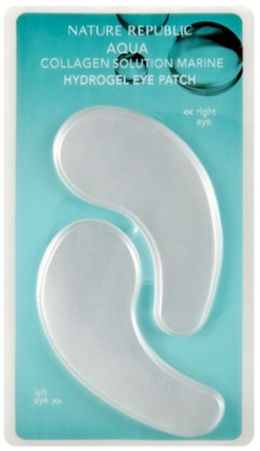 NATURE REPUBLIC Aqua Collagen Solution Marine Hydrogel Eye Patch Гидрогелевые патчи для глаз, 8 г