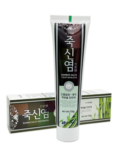 Hanil Зубная паста с бамбуковой солью Bamboo Salts Toothpaste, 170 г Hanil Зубная паста с бамбуковой солью Bamboo Salts Toothpaste, 170 г