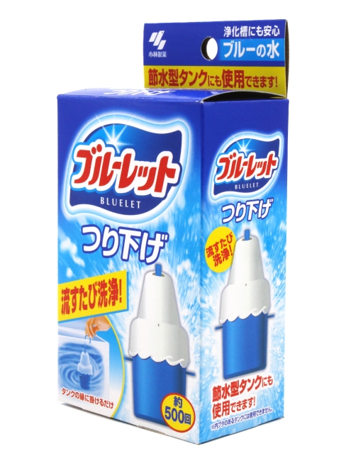 Kobayashi Очиститель воды для бачка унитаза в контейнере (многоразовая крышка + сменный блок) Bluelet Bowl Cleaner, 30 г Kobayashi Очиститель воды для бачка унитаза в контейнере (многоразовая крышка + сменный блок) Bluelet Bowl Cleaner, 30 г