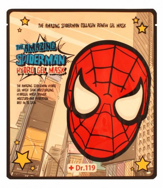 Baviphat Dr.119 THE AMAZING SPIDERMAN BIRD NEST AQUA GEL MASK Маска гидрогелевая ласточкино гнездо, 30 г