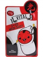 Baviphat Urban Dollkiss 3-GO Mask Sheet_vital Маска тканевая витаминная, 25 г